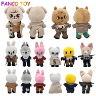 21-25cm Kawaii Skzoo Plush Toys Leeknow Hyunjin Stray Kids Cartoon Stuffed Animal Plushies Doll Wolf Chan Leebit Fox.ny Jiniret Puppym Kids Fans Gift