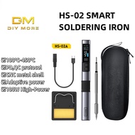 Intelligent 100W Thermostatic Soldering Iron By Diymore Fnirsi Hs 02 For Home Use