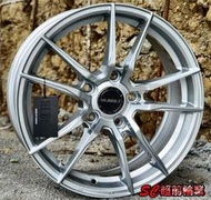 【超前輪業】SF801 旋壓輕量化 16吋鋁圈 5孔114.3 5孔100 高亮銀 WISH CAMRY ALTIS