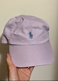 二手 polo ralph lauren 刺繡老帽 淺紫