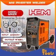 Mytools HCM MG25 MIG Inverter Welder 200A Welding Machine with MIG Torch & Accessories