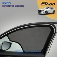 SONIC SHADES Mazda CX60 CX-60 Premium Magnetic Sunshade Window Cover Curtain Sunshades Sun Shade