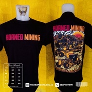 2024 fashion Borneo Mining T-shirt with Dayak Motif Tshirt