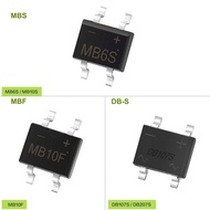 【Support-Cod】 Mb6s Mb10s Mb10f Db107s Db207s Smd Diode Bridge Rectifier Mbs Mbf 0.5a 1a 2a 600v 1000
