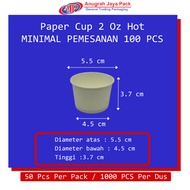 2 Oz Hot Plain Paper Cup / 2 Oz Hot Drink Paper Cup