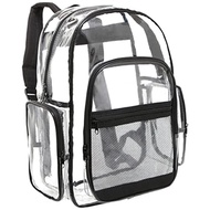 Hot Sale New Style Transparent Backpack Heavy Duty PVC School Bag Transparent Backpack See-Through B