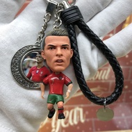 Cristiano Ronaldo Messi Haaland Football Star Doll Fashion Keychain Male Birthday Gift