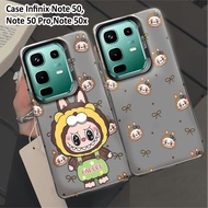Case Labubu Imd Hp Infinix Note 50x Note 50 50 Pro Smart 9 8 Hot 40 40 Pro 40i 50 4g 50i 50 Pro N 67