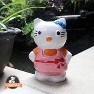 Celengan Hello Kitty Mini 18x11 Gerabah Tanah Liat Bakar
