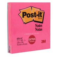 Post-It3m Poppy Red 654Notes - AC