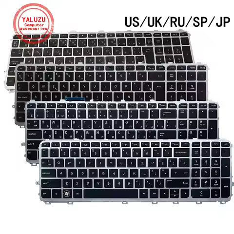 US/UK/RU/SP/JP English/Russian/Spanish/Japanese Laptop Keyboard For HP Envy 15-J 15-Q 15T-J 15Z-J 17