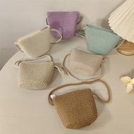 kids sling bag sling bag for kids girl kuromi sling bag for kids girl Children's Cute Straw Woven Ba