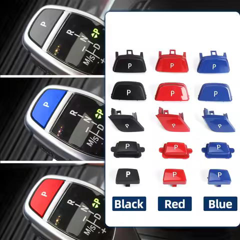 Gear Shift Knob P Parking Button Switch For BMW 1 2 3 4 5 7 X5 X6 Series E70 E71 F15 F16 Replacement