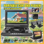 KELETOOL Portable Home Car DVD Player With Speaker 9.8-Inch VCD/DVD Player Discman CD Player Video M