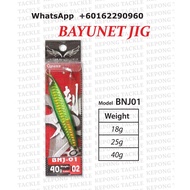 OPASS Light JIG BNJ 01 BAYUNET JIG 18g/25g/40g Light jigging