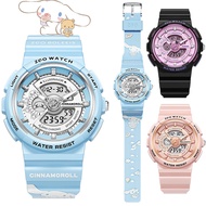 Sanrio ZGO-8573 Kids Smart Digital Wrist Sports Watch for Ladies Women Watch Waterproof Water Proof Hello Kitty Kuromi Cinnamoroll Original Bracelet Watch with Alarm Clock