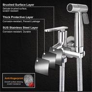 stainless Steel Bathroom Faucet TWO WAY TAP WITH BIDET SET paip tandas bilik air paip dua kepala pai