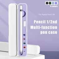 For @Apple Pencil Box 1 2 Portable Holder Nib Case iPencil Accessories Stylus ipad Pencil Protection Case Touch Pen Cover Storage