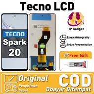 LCD Tecno Spark 20 Original asli hp Touchscreen Kualitas Terbaik Free LEM murah COD