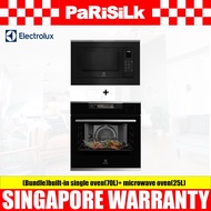 (BUNDLE) ELECTROLUX KOAAS31X built-in single oven(70L) + EMSB25XC built-in combination microwave ove