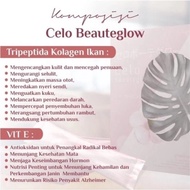 Ready Stok Celo Beauty Glow Collagen Strawberry Powder Drink Isi 14 Sachet [Terlaris] [Terbaik]
