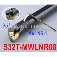 S32T-MWLNR08 32mm Lathe Cutting Tools CNC Turning Tool Lathe Machine Tools Internal Metal Lathe Tool Boring Bar Type MWL