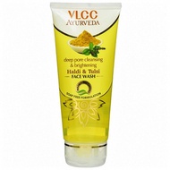 VLCC AYURVEDA deep pore cleansing & brightening (Haldi & Tulsi ) Face wash 100ml