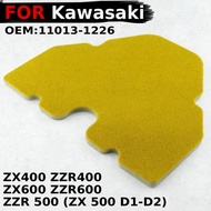 For Kawasaki ZX400 ZZR400 / ZX600 ZZR600 / ZZR 500 D1-D2, 11013-1226 Motorcycle Air Filter MotorBike