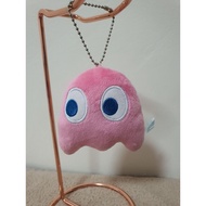 BANDAI NAMCO // Pac-Man Game Toys Packman Keychain Pinky Ghost Doll Size 8 cm.