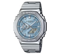 M&F Watch นาฬิกาข้อมือ ผู้ชาย G-STEEL ซีรีส์ 2100 รุ่น GM-2110D-2A โลหะทั้งเรือน สินค้าของแท้ รับประ