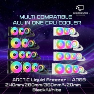 ARCTIC Liquid Freezer III ARGB 240 280 360 420 Black White AIO CPU Cooler