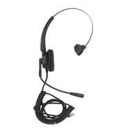 Seashorehouse RJ9 Phone Headset Ergonomic Design Noise Canceling Lossless Business Headphone Single Sided with Mic for Call Center Office