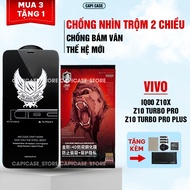 Vivo IQOO Z10X, Z10 Turbo Pro, Z10 Turbo Pro Plus full screen anti-peeping tempered glass, screen pr