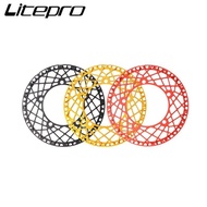 Litepro Spider Chainwheel Folding Bicycle Single Disc 53/56/58T BMX Road Bike BCD 130MM Crank Aluminum Alloy Chainring