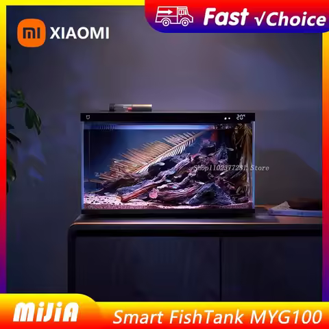 New Xiaomi Mijia Smart Fish Tank 20L Work With Mijia APP Mobile controlled remote feeding Smart Ligh