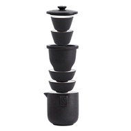 Porcelain Tea Sets Portable Simple Outdoor Travel Tour Car Tea Pot Cups Set Ceramic Teaware Tea Infu