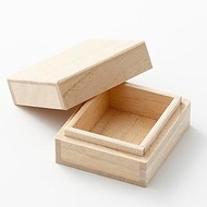 箱義 Hakoyoshi KIRIBAKO (Paulownia Wood Box) Mini Size - Small Storage Box for Accessories, Jewelry, e