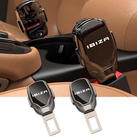 Car Seat Belt Extension Plug Safety Seat Lock Clip Buckle For Seat Ibiza 6L 6J 6P 6F 6KJ1 2002-2015 