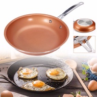 Household copper red non-stick frying pan kitchen cooking tools non-stick frying pan three specifications are available