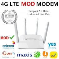 Smart Router Data Sim CPE C300 4G LTE (Unlimited Wifi/Modified Modem/改装无限量上网)
