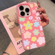 Beatyfull Jelly Color 2 In 1 Flower Case Compatible Case For iphone 11 12 13 14 15 16 17 17 Pro Air 