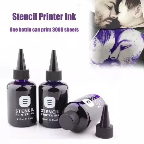 Tattoo Stencil Print Ink 4oz Transfer Tracing Paper A4 Inkjet Transfer Machines Dedicated Ink Tattoo