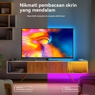 RGB Gaming Ambient Light - USB Self-Adhesive LED Strip, Bluetooth Smart Light, 7-Color TV Backlight