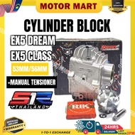 S1R ORIGINAL THAILAND EX5 DREAM / EX5 CLASS RACING CYLINDER BLOCK BLOK SET 53MM 56MM PISTON PRING PI