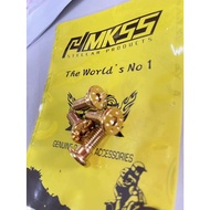 SKRU BRAKE DISC DEPAN FRONT REAR DISC PLATE SCREW TITANIUM GOLD YAMAHA HONDA SUZUKI MODENAS KAWASAKI