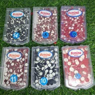 Femina Sticker Bindi/ Sticker Pottu - Marron/ Black/ Red