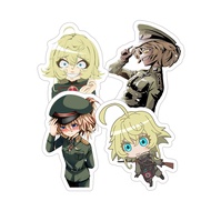 Alexiss The Saga of Tanya The Evil Tanya Von Degurechaff Ace of Aces Funny Sticker for Phone, Laptop