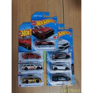 Hot Wheels Honda EG, EF, Civic Custom, Type R, Silvia S15 LBWK, GTR LBWK, Toyota Supra MK4 Supra GR- Japan Card