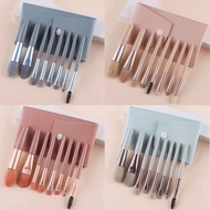 8Pcs Mini Travel Women Makeup Brush Set Portable Soft Concealer Beauty Foundation Eye Shadow Tool Eyelash Brush With Bag