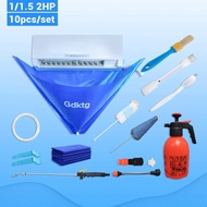 Reusable PVC Air Conditioner Cleaning Cover – 1 Set AC Cleaner Tool for 1-1.5HP, 2HP, 2-3HP Aircond